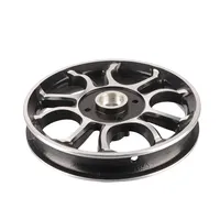 Aluminum Alloy Wheel Hub 17mm Keyway For Elderly Electric Wheelchair Scooter Trolley 12 1/2 x 2 1/4 (62-203) Tire Parts