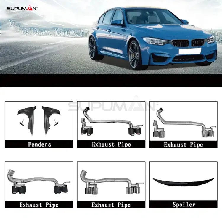 SPM G brand ABS material Auto Bumper skirt spoiler kit For bmw 3 series f30 upgrade to m-tech body kit accessories 2012-2018