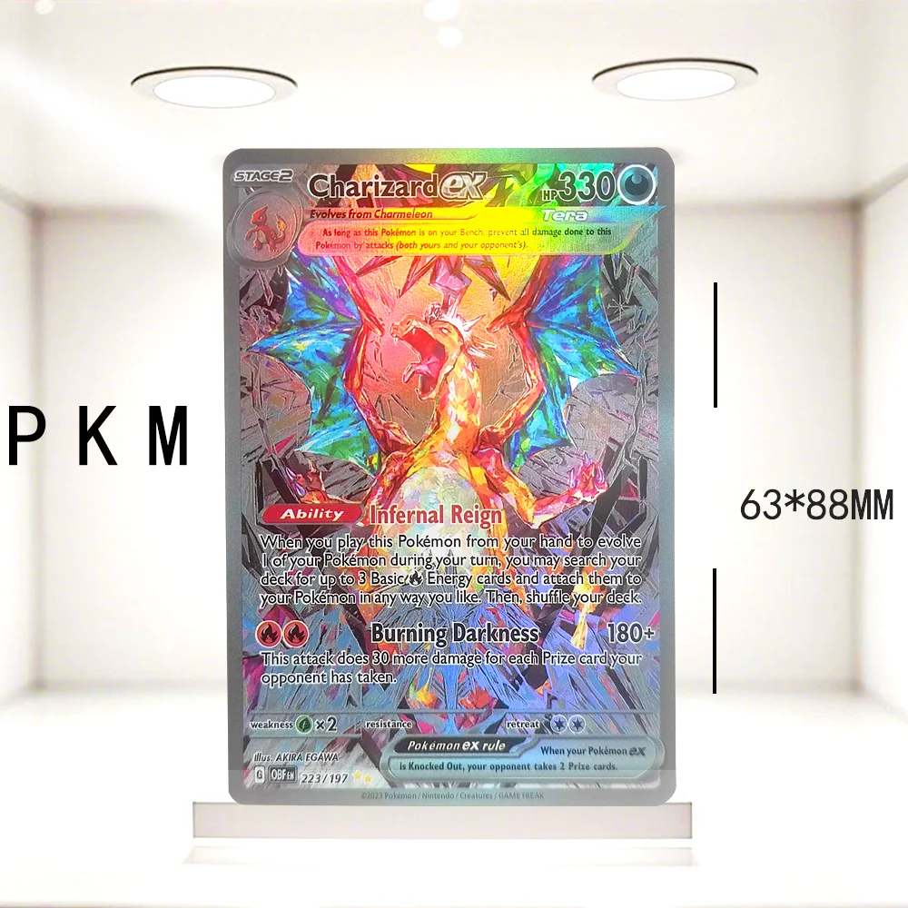 

PKM PTCG Foil Game Коллекция Прокси-карты Чаризард Мьюту Пикачу Хобби Редкая коллекция Боевые карты Игрушки Подарки