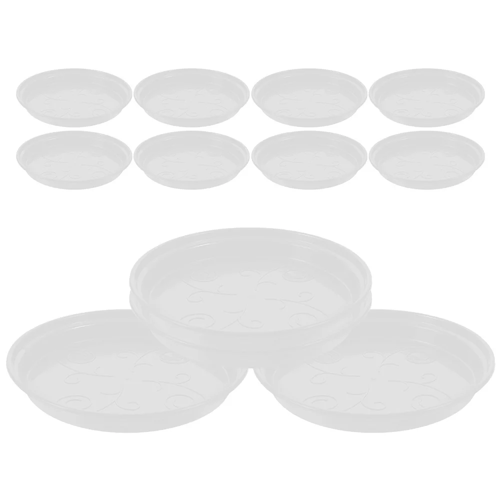 

12Pcs Heavy Duty Plant Saucer Tray Round Flowerpot Base for Potted Plants Water Catcher Indoor Outdoor Garden Decor