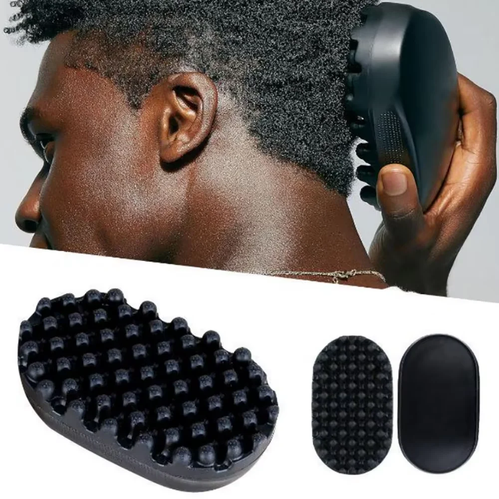3pcs/set Hair Styling Rubber Washable Afro Curl Sponge Soft Hair Coil Wave Dreadlock Natural Fork Comb Salon Hairdressing Set