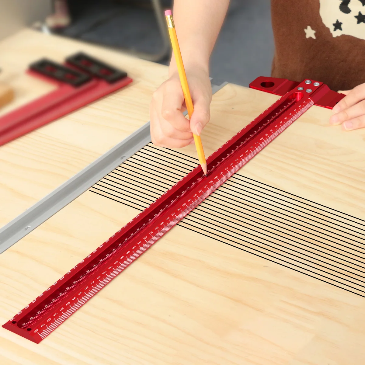 Woodworking T‑Ruler Aluminum A - đánh giá và giá Woodworking Marking Gauge