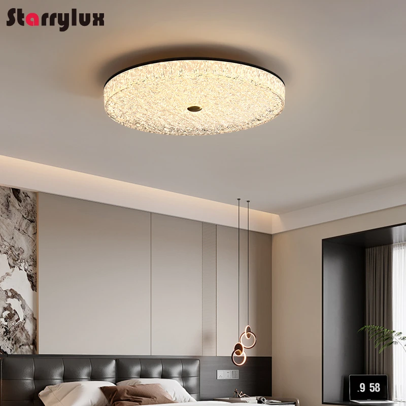 Italian Minimalist Ceiling Light, Full Spectrum Bedroom Lamp