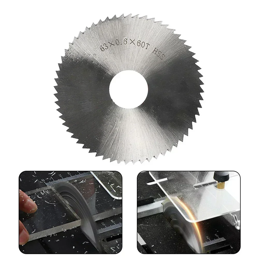 

Steel Circular Saw Blade Inner Diameter 63 Mm Cutting Disc Diameter 0.4 Mm-2 Mm For Cutting Wood Plastic And Copper Tools
