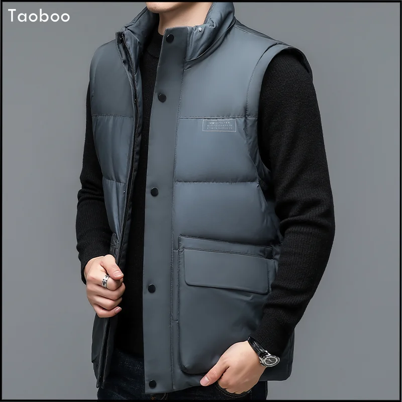 Taoboo-Doudoune longue à capuche pour hommes, Parkas populaires, Ajouts rembourrés, Star Male, Haute qualité, Vêtements d\'extérieur d\'hiver,