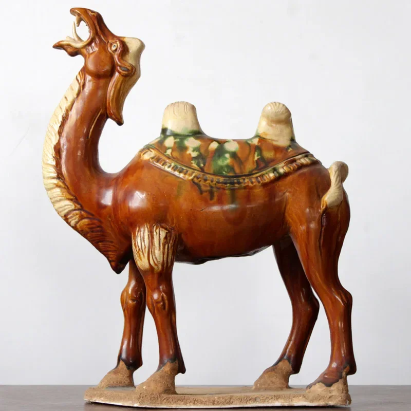Tang Sancai Camel Ornament Antique and old creative gifts