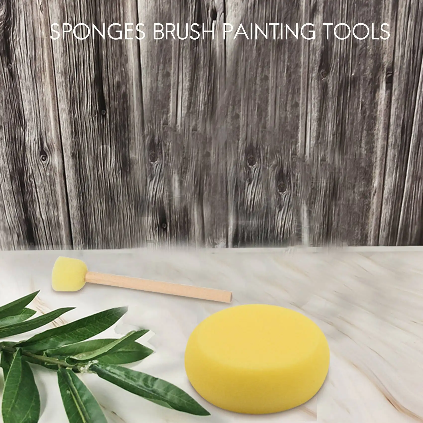 Runde Farbe Schaum Schwamm Pinsel und Größe, Aquarells chwämme zum Malen, Handwerk