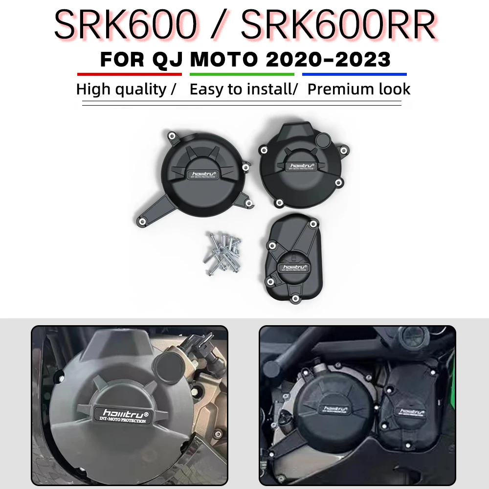 

For QJMOTOR SRK600 2020 2021 2022 2023 SRK600RR 2021 2022 2023 For GBRacing Motorcycles Engine Protection Cover