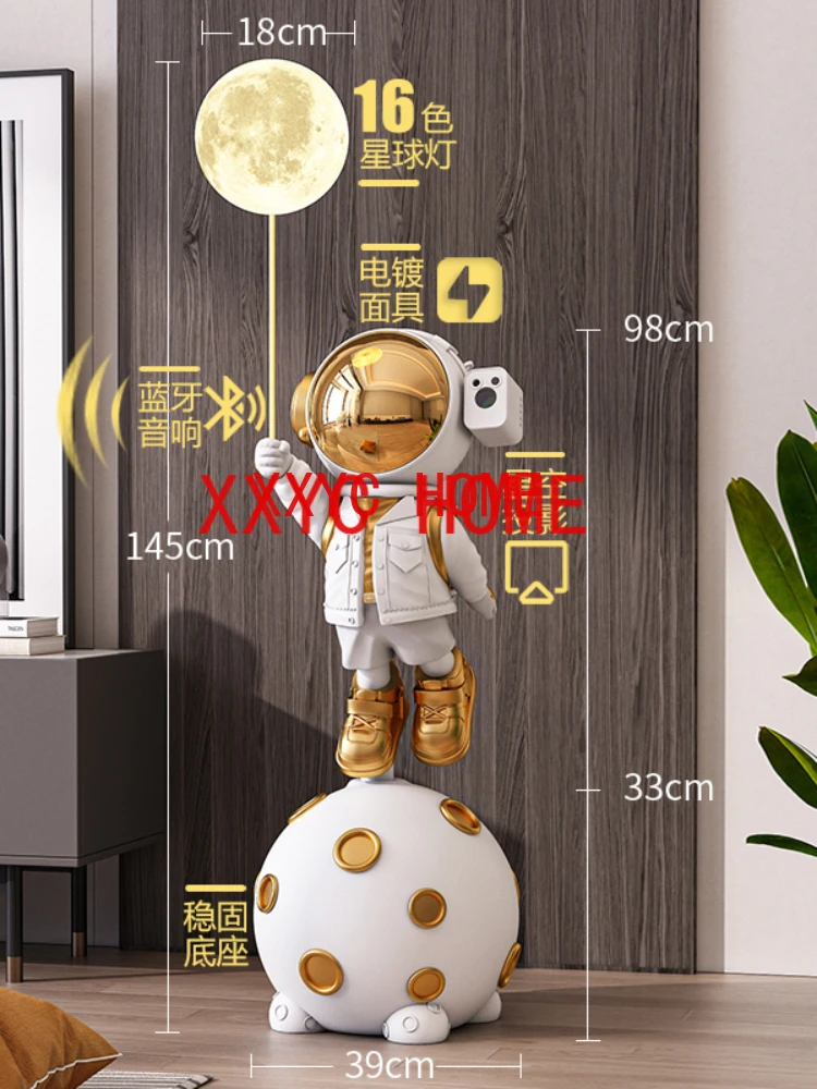 Bluetooth Speaker,145CM Astronaut Statue, Home Living , Gift, Indoor Decoration