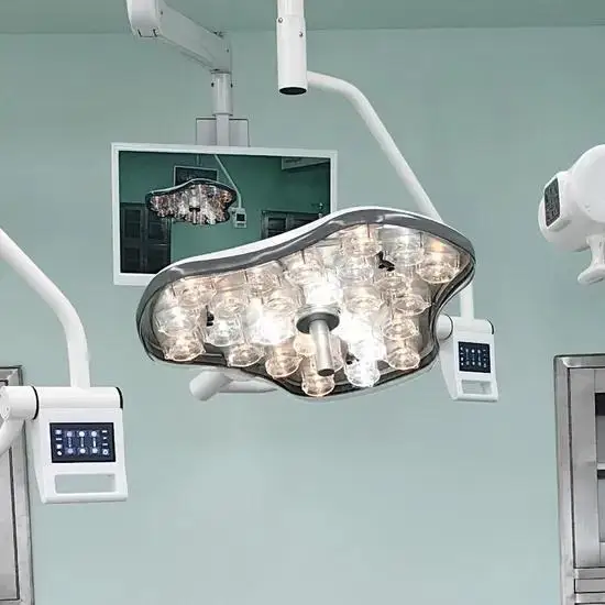 New Type Electric Double-Adjustable Shadowless LED Surgical Lights Adjustable Bracket Operation Lighting High CRI 96 CE