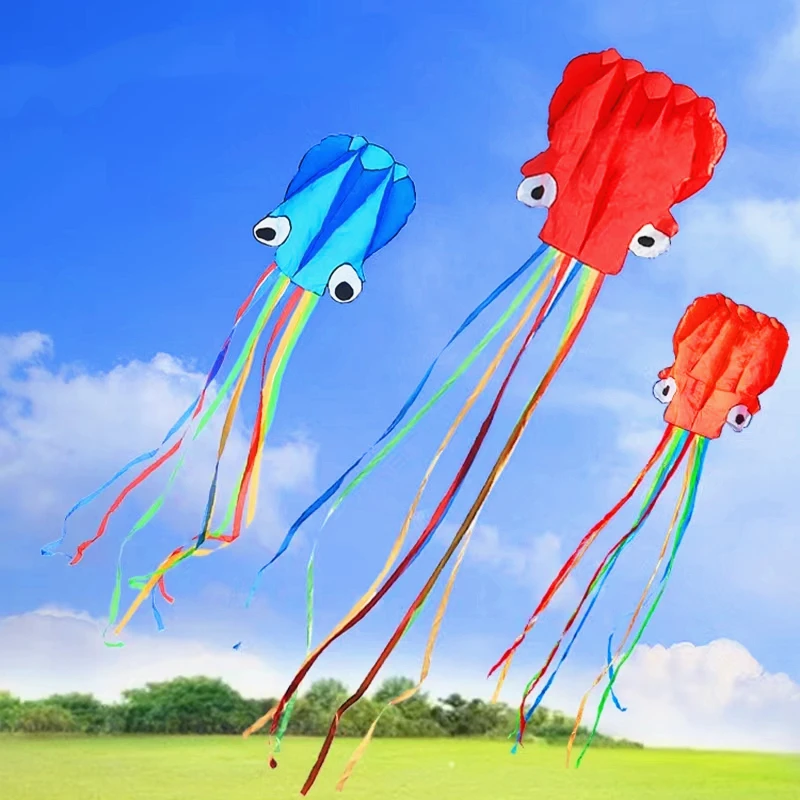 free shipping octopus kite flying soft kites toys for children kite factory flying bird outdoor game butterflies flying kite new