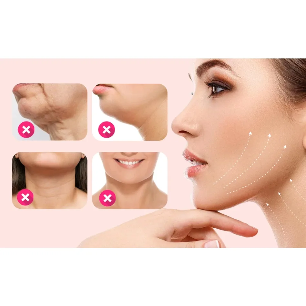 유니버설 스트랩, V라인 마스크, 이중턱 감소기, 턱 업 패치, 턱 스트랩, V자형 벨트, 처진 얼굴용 V자형 마스크