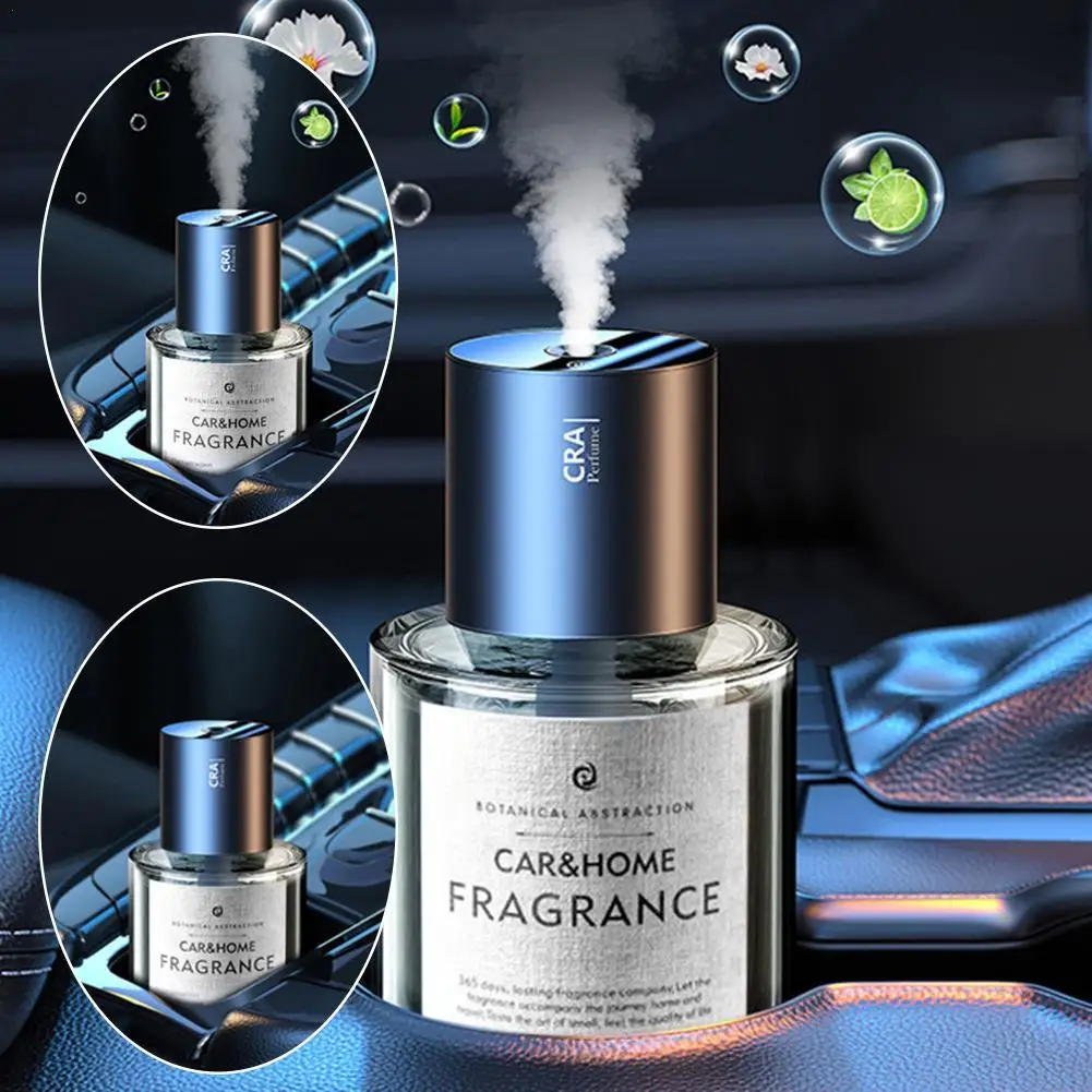 160mL Intelligent Car Mounted Fragrance Spray Car Air Freshener Perfume Locomotive Large Capacity Humidifier Fragrance Machine