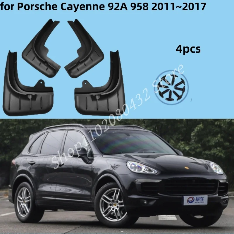 

for Porsche Cayenne 92A 958 2011~2017 2012 2015 2016 Mud Flaps Mudguard Fenders Anti-splash Guards Front Rear Wheels Accessories