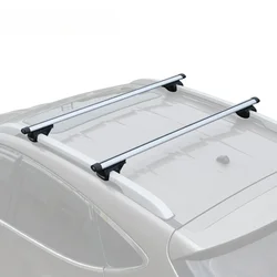 1 Pair of Car Luggage Rack Crossbar Roof Rack Universal 1.1-1.35m Single Maximum Load Capacity of 100KG Roof Luggage Crossbar