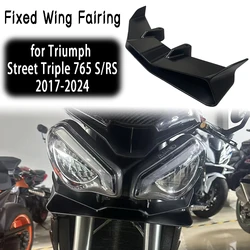 For Triumph Street Triple 765 S/RS 2017-2024 Fixed wing fixed wing modified fairing motorcycle accessories decorative cover