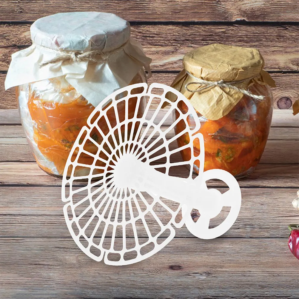 

2Pcs Fermenting Weights for Jars with Comfortable Grip Pickle Keeper Tool Set Brine Submersion Aid for Homemade Kimchi Pickles