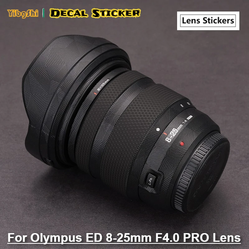 

Для Olympus M.ZUIKO DIGITAL ED 8-25 мм F4.0 PRO наклейка на объектив для Olympus 8-25 F4.0 Pro защитная наклейка на объектив 8 25 F4