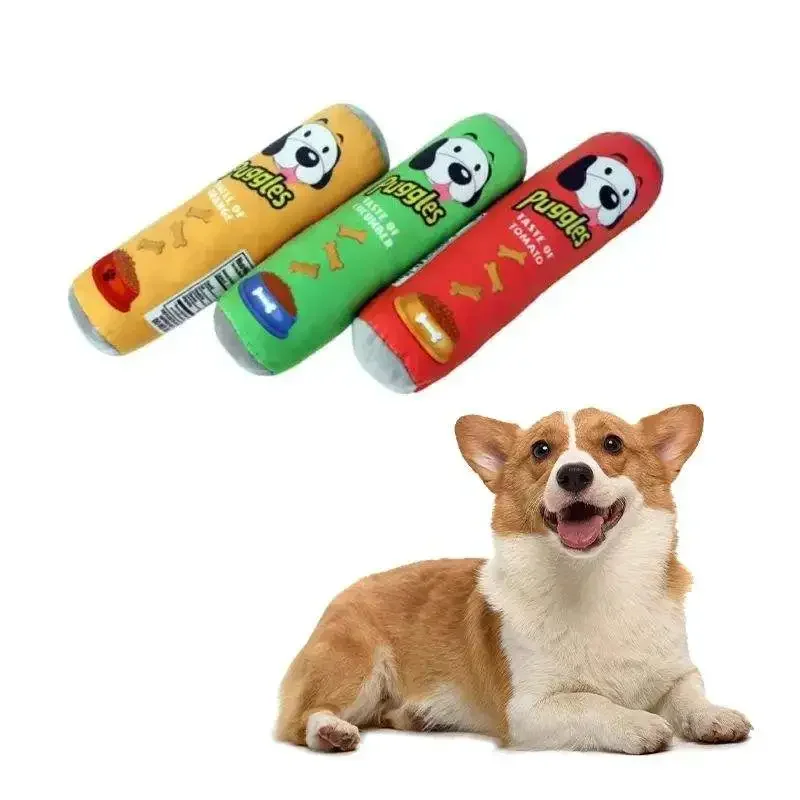 Juguete Molar de peluche para articulación de perro, juguete Molar resistente para mascotas, interacción de sonido para cachorros, juguete para masticar mordeduras de perro
