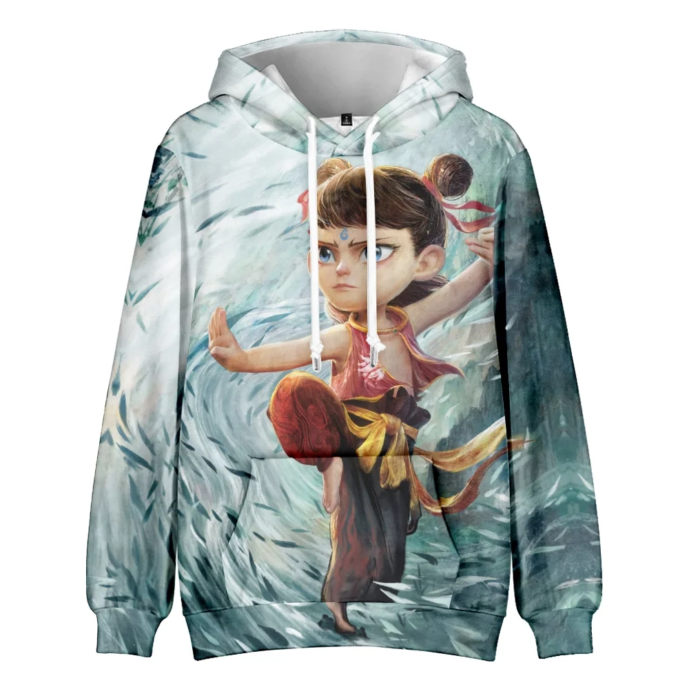 Ne Zha 2 Anime Felpa con cappuccio Pullover a maniche lunghe Nezha Stampa Cappotto 2025 Nuove donne Uomini Giacca Vestiti Costume Cosplay