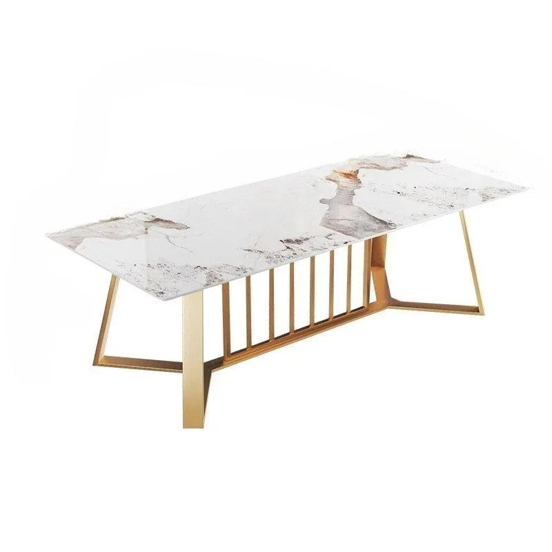 

Modern simple office tea table, living room kung fu small tea table, light luxury rock slab tea table and chair combination