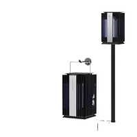 Mosquito killer lamp household outdoor waterproof, villa courtyard garden fly killer lamp, outdoor mosquito repellent