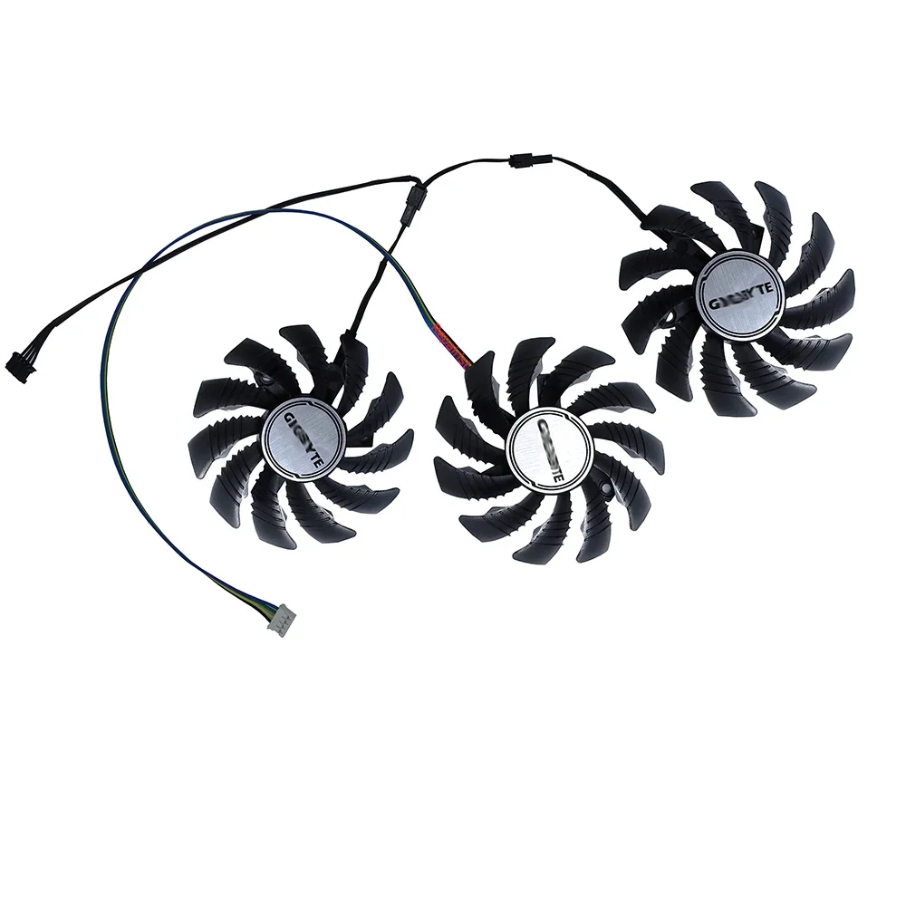 GPU Graphics Cooler,Video Cards Fan,GA81S2U,3Pcs/Set,75MM,For GIGABYTE RX 6600XT RX6750 GRE EAGLE 10g