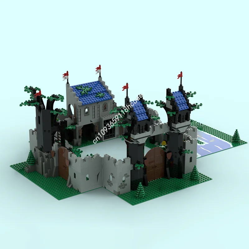 1119PCS MOC Castle Classic Forestmen Stronghold Modular Model Building Blocks Stacking Bricks Creative Toys Kid Gift Educational