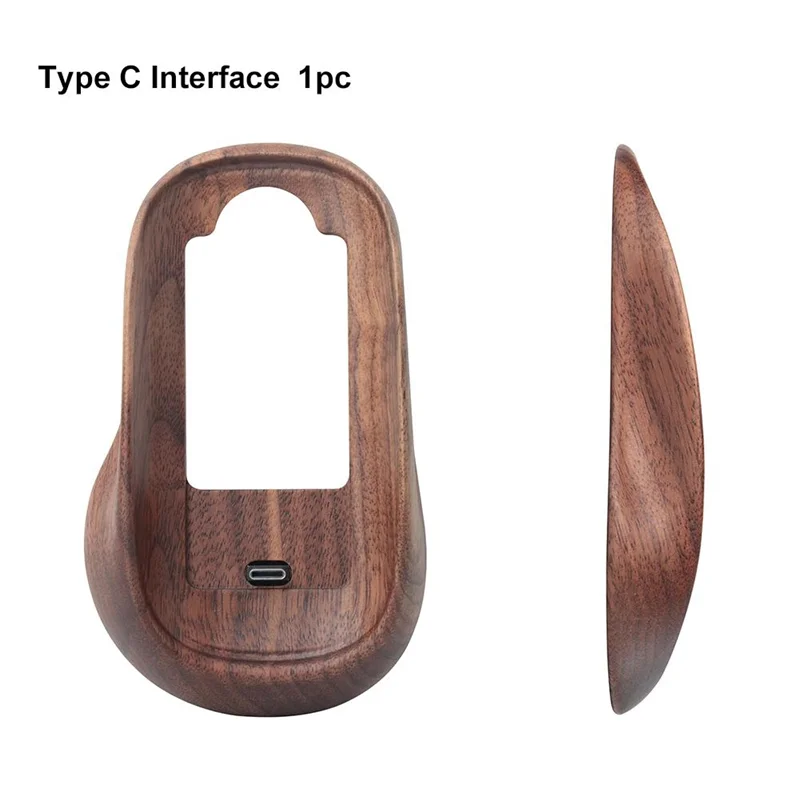 Altamente recomendado-ratón mágico tipo C para funda de ratón Mac Base de madera maciza accesorios de computadora de nogal