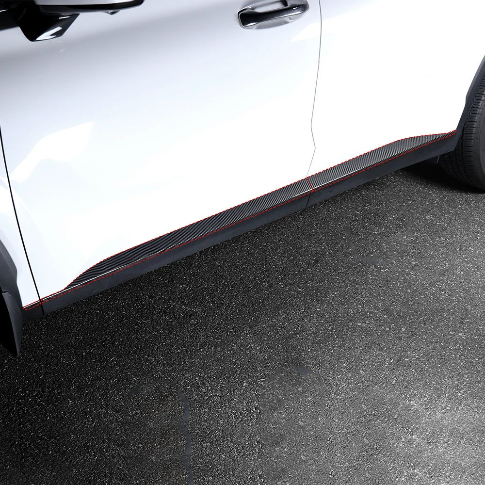 6PCS For Hyundai Palisade 2020-2025 Carbon Fiber Car Turning Car Body Side Cover Trim Interior Protective Cover LHD/RHD