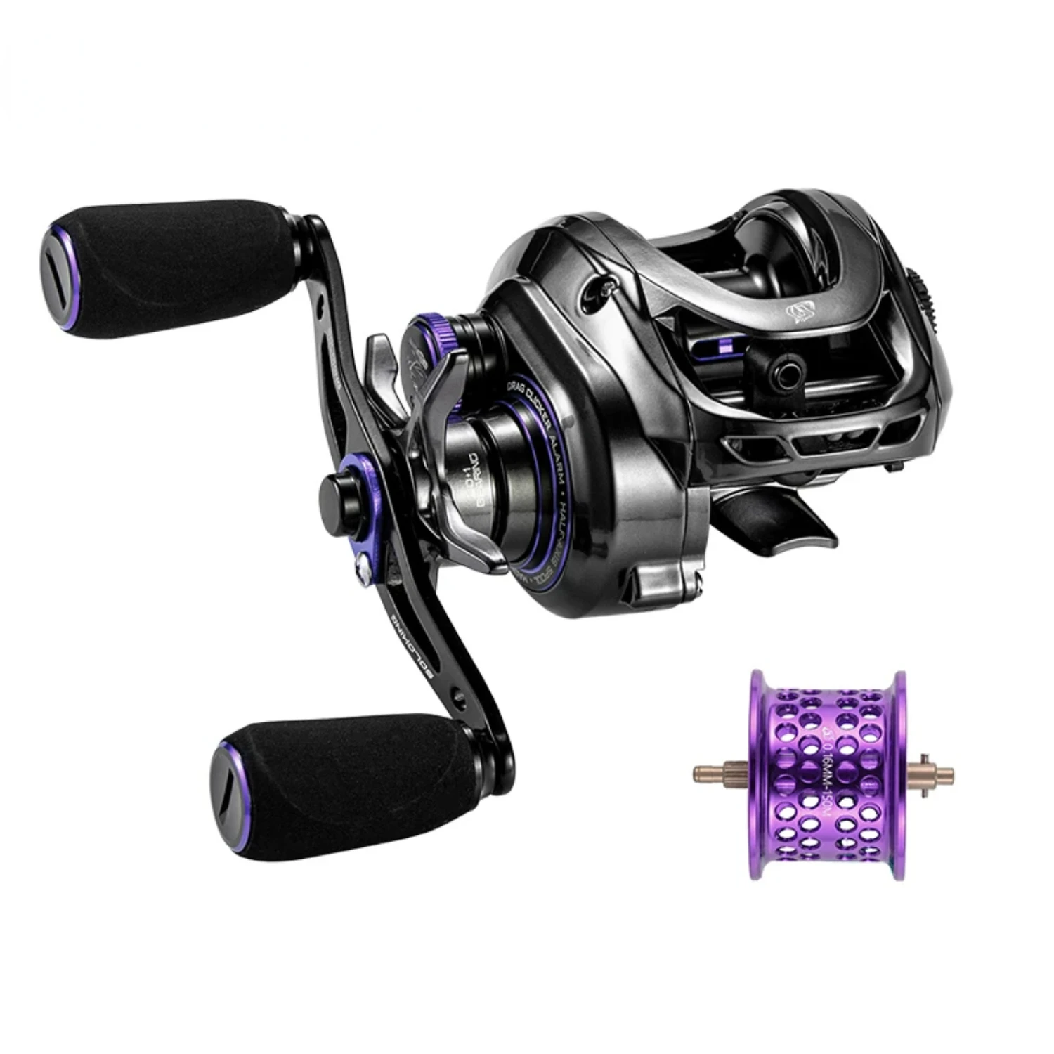 

GKA200 Pro Катушка для приманки Рыболовные катушки 9 кг Мощность сопротивления 6 + 1 BB Drag Clicker Sound Baitcaster Reel 베이트 릴