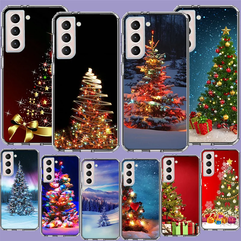 Merry Christmas Tree Deer Phone Case For Galaxy A15 A25 A35 A55 Samsung A10 A20E A30 A40 A50 A70 A11 A21S A31 A41 A51 A71 A9 A8