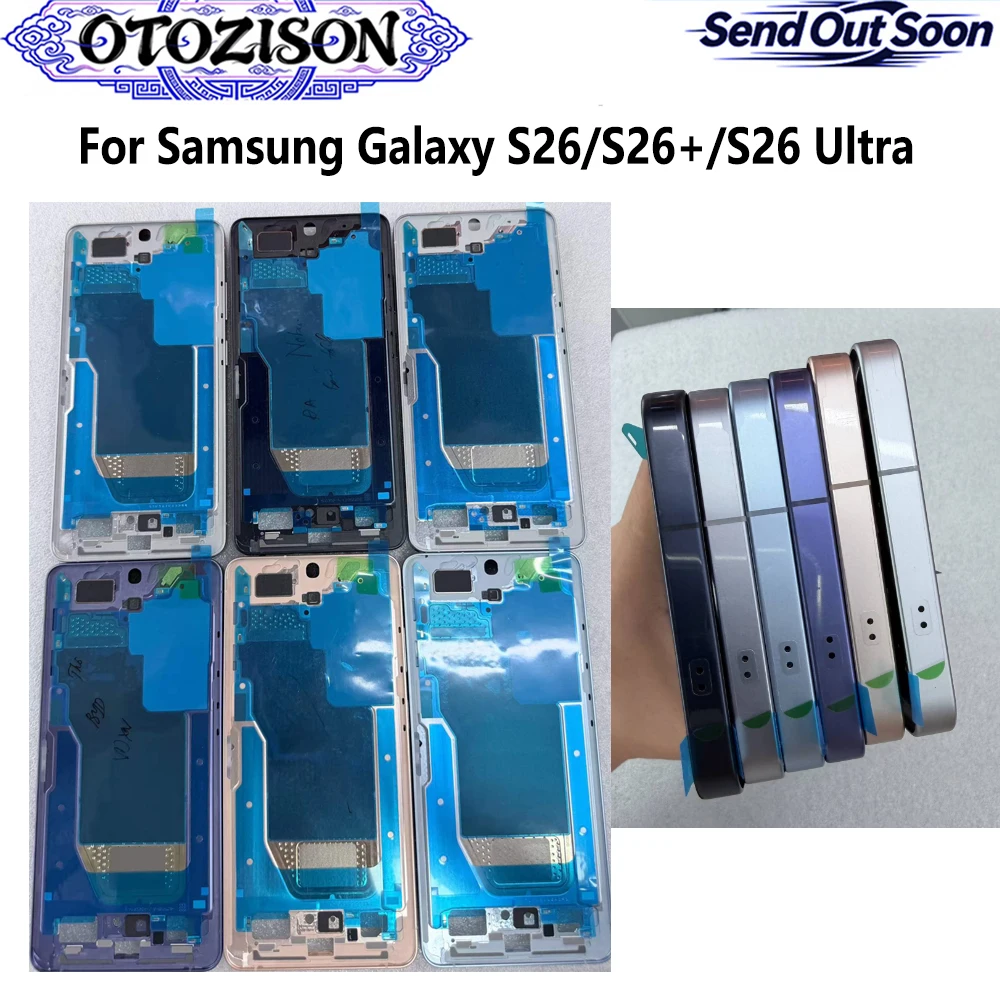 for-samsung-galaxy-s26-ultra-s26-s942-s947-s948-s26ultra-housing-middle-frame-lcd-bezel-plate-panel-chassis-middle-frame