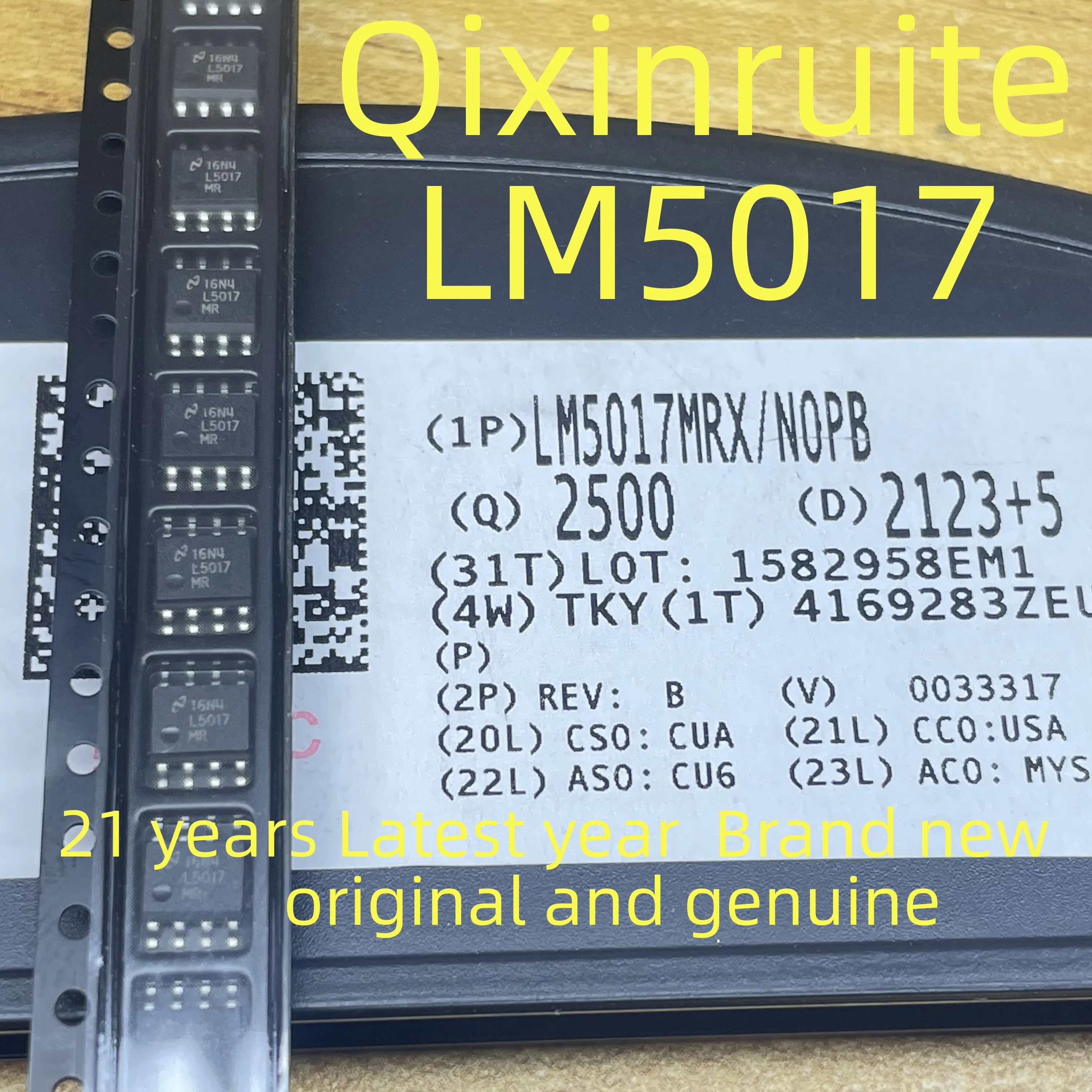 Qixinruite   L5017MR   LM5017MR    LM5017   LM5017MRX    L5017    LM5017MRE  SOP8  original and genuine