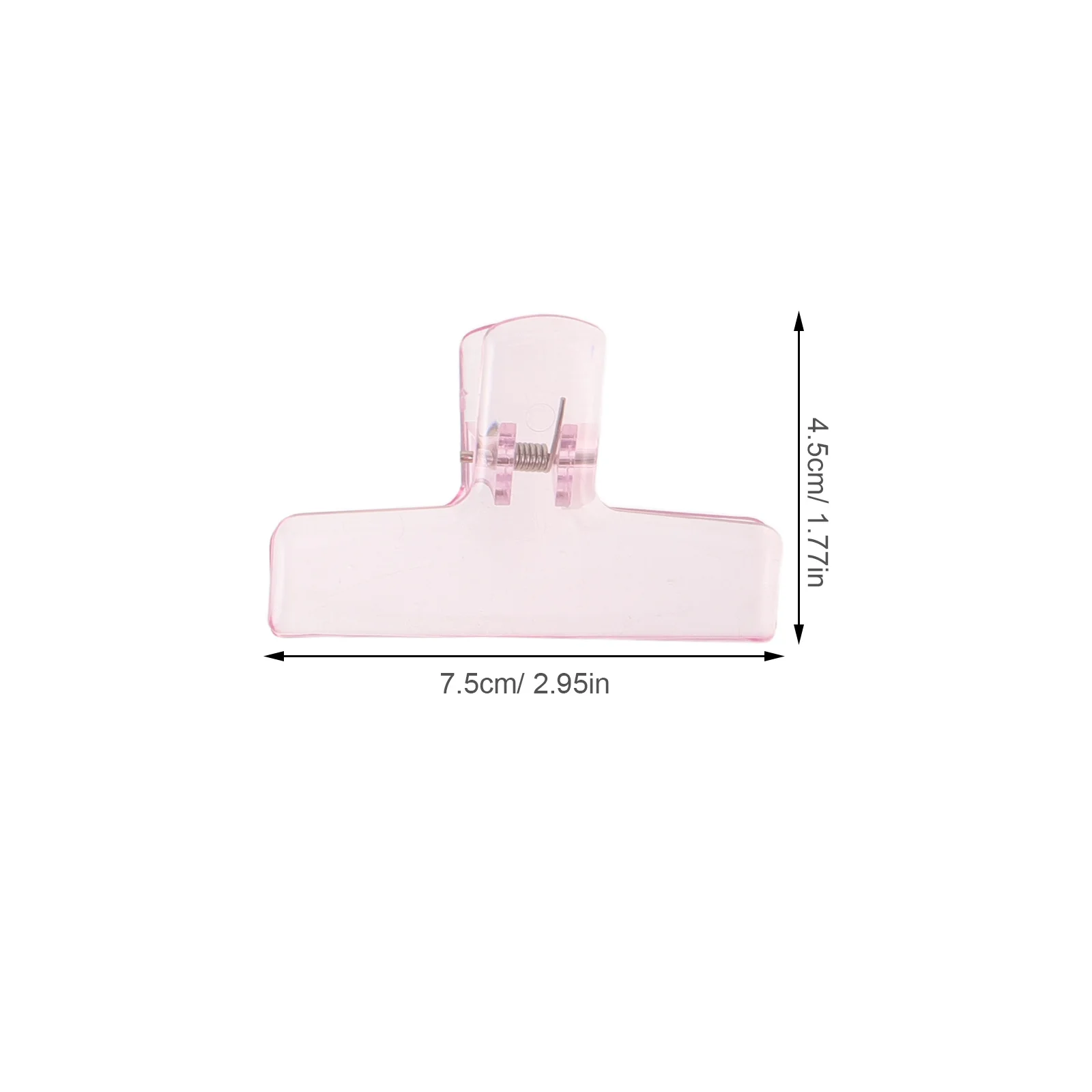 24pcs Colorful Acrylic Binder Clips Jelly Fastener Clamps For Office School Stationery Supplies Document