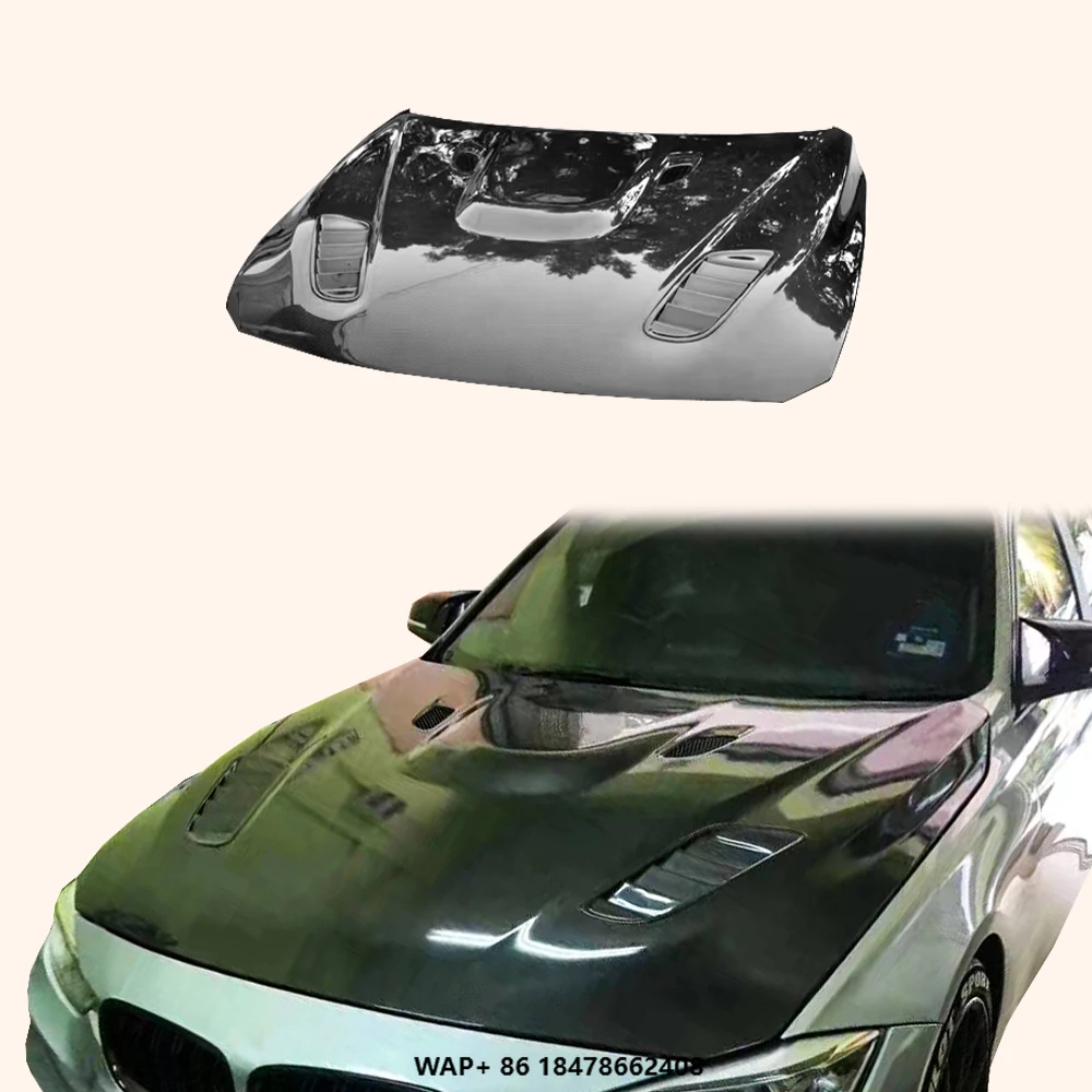 

For 3 Series F30 F36 12-19 4 Door Sedan Carbon MP Style Front Vented Hood Bonnet