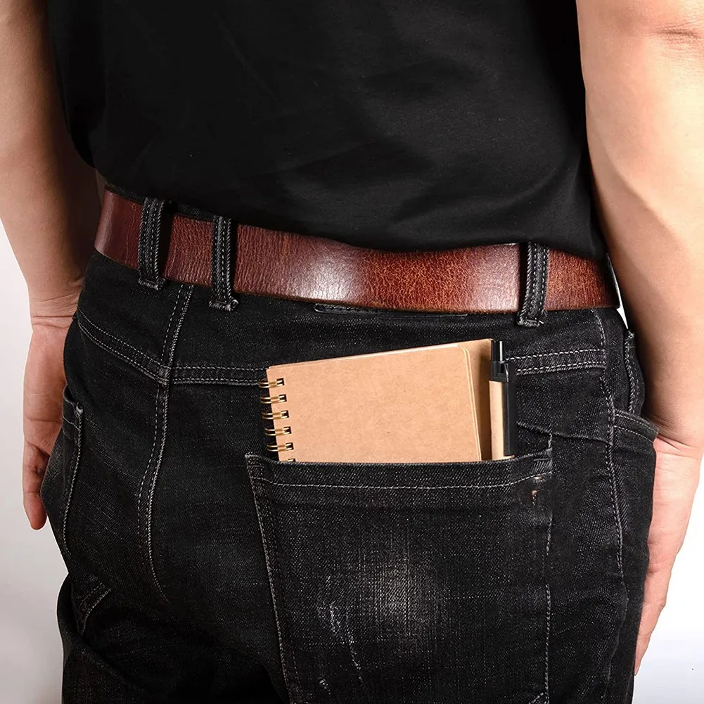 A23F-3 Packs Spiral Notebook Steno Pads Lined Notepad With Pen In Holder, Sticky Notes, Page Marker Colored Index Tabs Flags