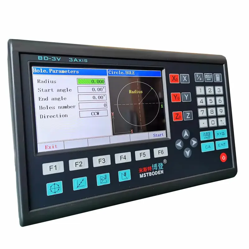 LCD High Precision Photoelectric Digital Linear Electronic Grating Encoder 2 3 Axis DRO Lathe Milling Machine TTL Incremental