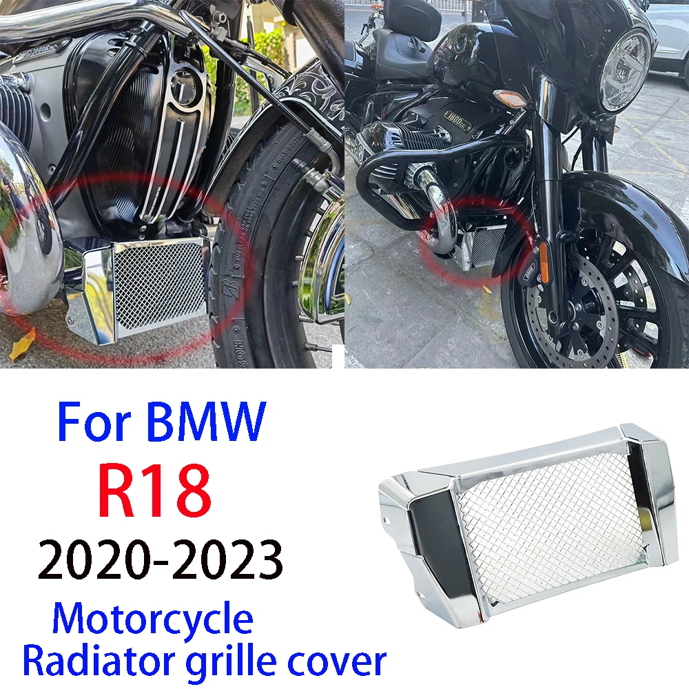 

NEW For BMW R18 R 18 B Classic Transcontinental 2020-2022 Motorcycle Water Tank Radiator Grill Oil Cooler Guard Protection Cover