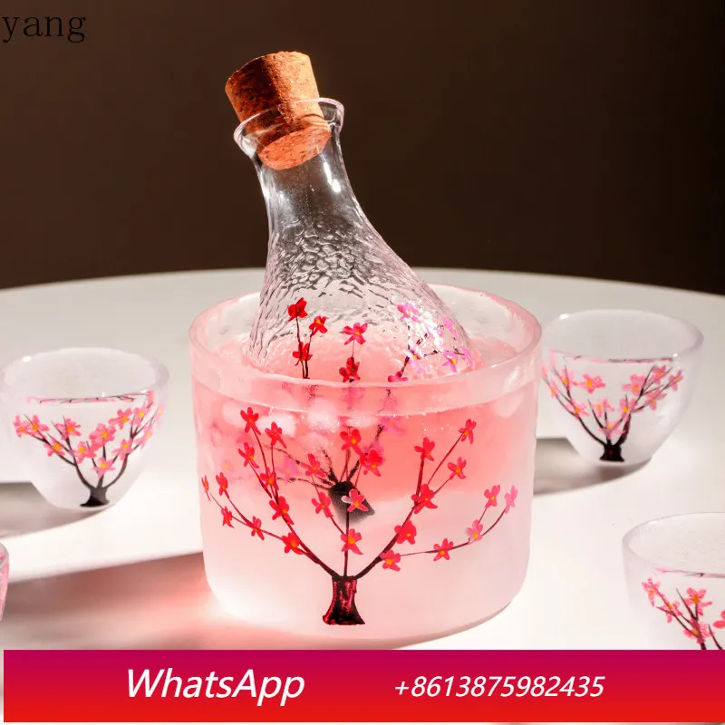 

LMM crystal glass wine thermostat wine thermostat household old-fashioned Baijiu cup wine dispenser