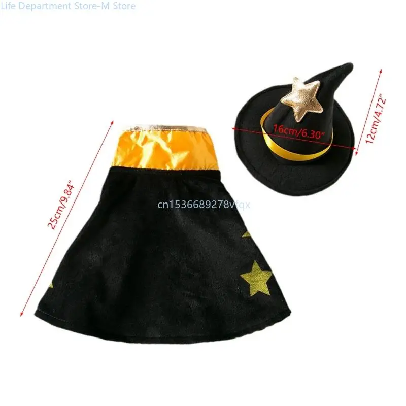 Small Dogs Costume Halloween Dress Up Festive Clothes Photography Outfit Set