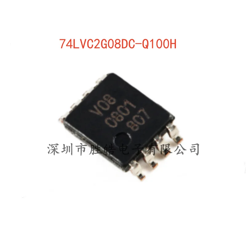 (10PCS)  NEW  74LVC2G08DC-Q100H  74LVC2G08DC   Dual 2-Input with Door   VSSOP-8  74LVC2G08DC-Q100H   Integrated Circuit