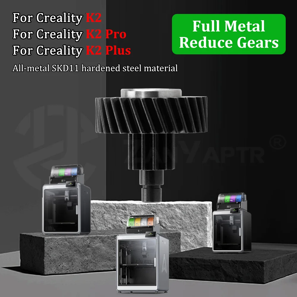 

Premium For Creality K2 Full Metal Gear Spare Part High Strength Long Service Life Compatible with K2 Pro K2 Plus 3D Printers