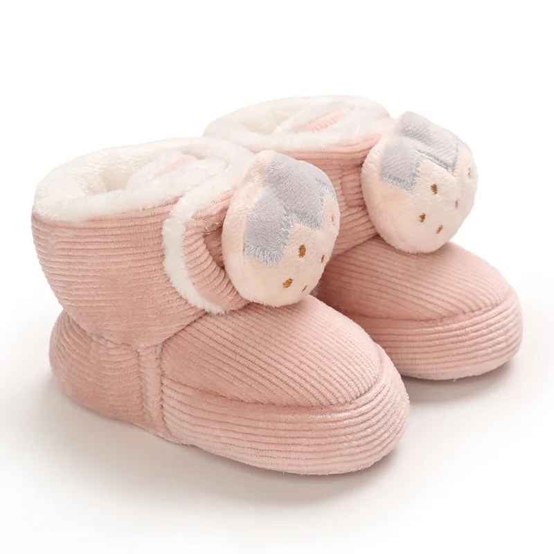 

2022 Newborn Baby Shoes Warm Snow Boots Shoes Soft Sole Infant First Walker Baby Girl Boys Causal Anti-slip Prewalker