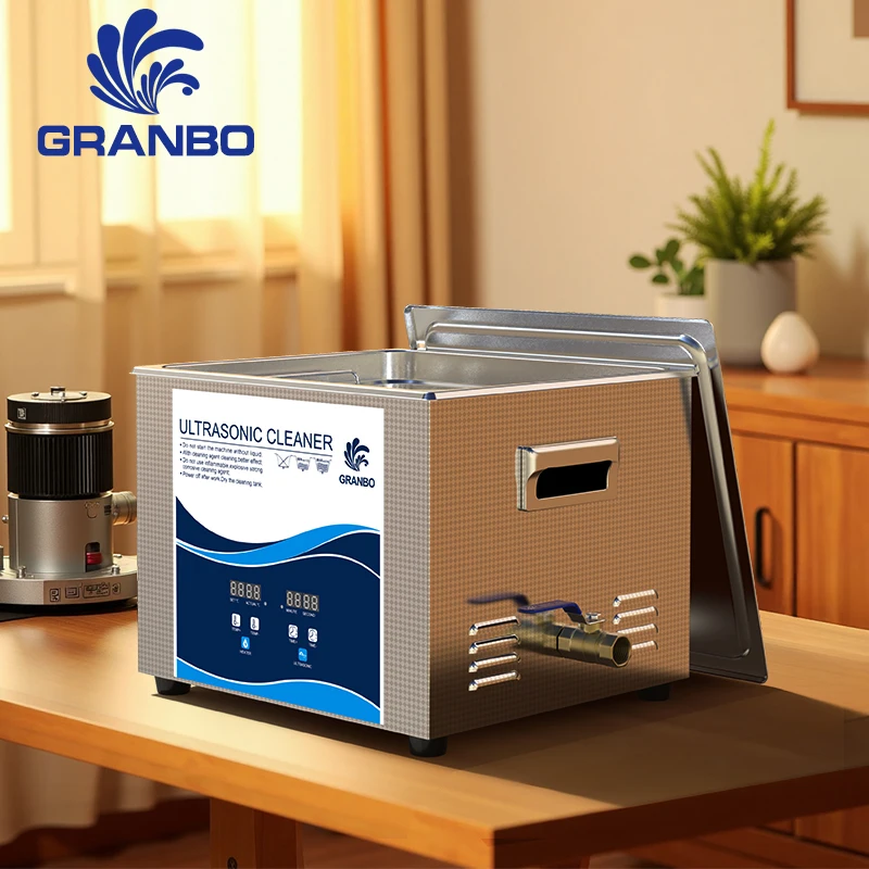 

Granbo 15L Ultrasonic Cleaner 360W 540W 40KHz with Digital Control Degassing for Auto Parts Lab Metal Tools Deep Cleaning