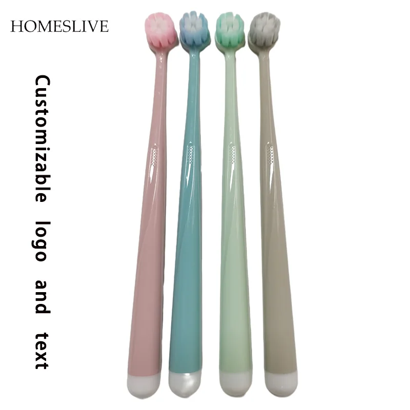 

Homeslive 20pcs Toothbrush Can Be Customized Logo Text Name Tooth Care Accessories Tooth Whitening Instrument Tongue Scrape