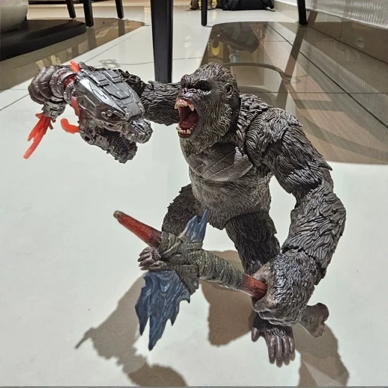 

Original In-Stock HIYA Godzill vs. Kong 2.0 Kong Empire Rising Articulated Figure Model Desktop Collection Ornament Toys Gifts