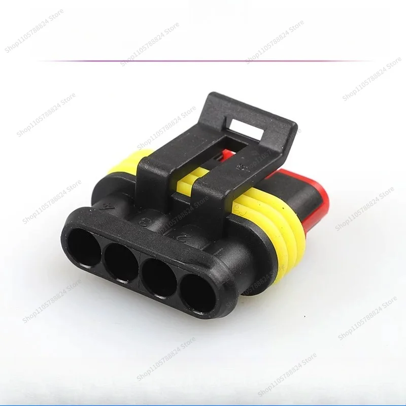 For GM Connector 4 Hole Waterproof Seal Gland Plug Wire Harness Accessories