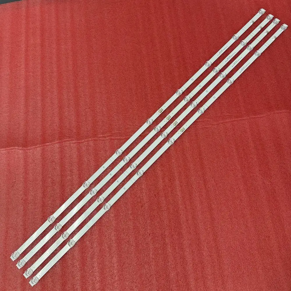 4pcs/set LED Strip For L55M5-5A L55M5-5S L55M5-EX HRS-XM55T46-4X9-2W-MCPCB Samsung UN55NU7095G 4X9 2W MCPCB CRH-BP55303004097CT