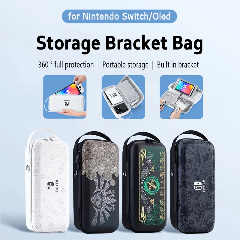 

Portable Travel Case Storage Bag for Nintendo Switch/Switch OLED Carrying Storage Bag Large Capacity Protective Case Holder Bag